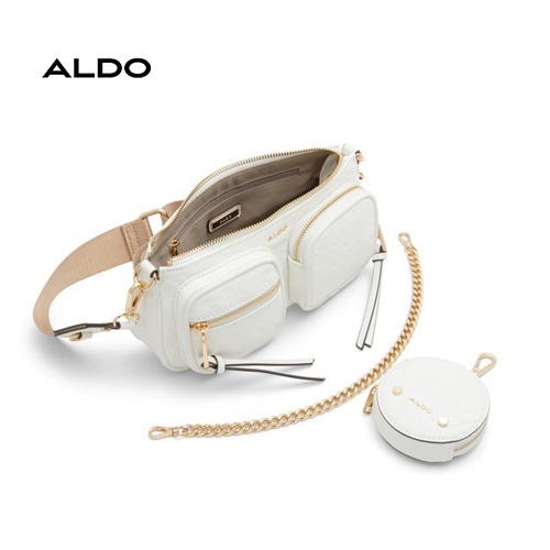 Túi đeo chéo nữ Aldo ICONISTROPE màu 100 MC14055  Nosize