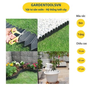 Hàng rào nhựa Daim trang trí sân vườn tạo viền vườn cho bồn hoa, gốc cây, viền cỏ trong sân vườn