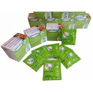 Bột dưỡng hoa tươi lâu Longlife hộp 10 gói nhỏ dưỡng hoa cắm bình tươi lâu lên tới 14 ngày
