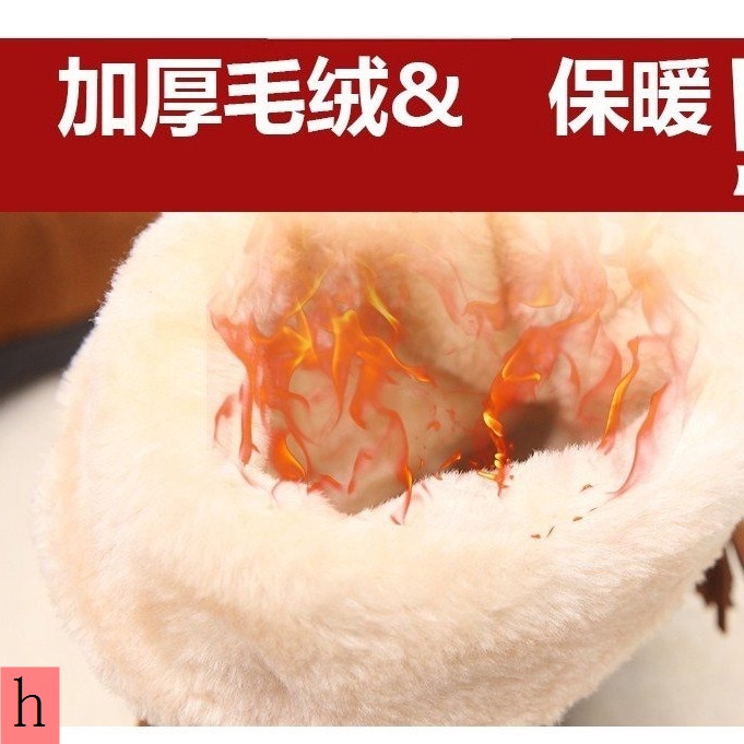 Giày Bốt Đi Tuyết Đế Dày Lót Lông Cừu Dày Dặn Phong Cách Mới Thời Trang Mùa Đông Cho Nữ