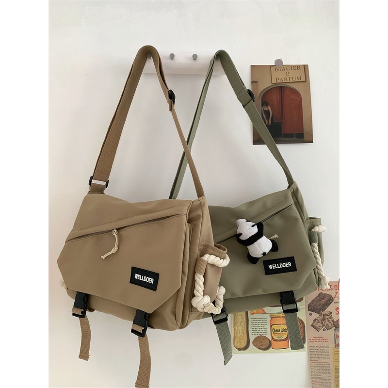 Túi Đeo Chéo Sức Chứa Lớn Phong Cách harajuku Nhật Bản Cho Nam