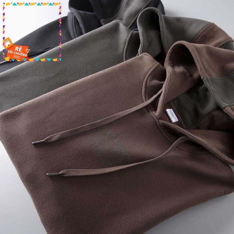 s8s Áo khoác hoodie nỉ nam nữ, Áo Khoác Hoodie Zip mũ 2 lớp chất nỉ cao cấp dày dặn