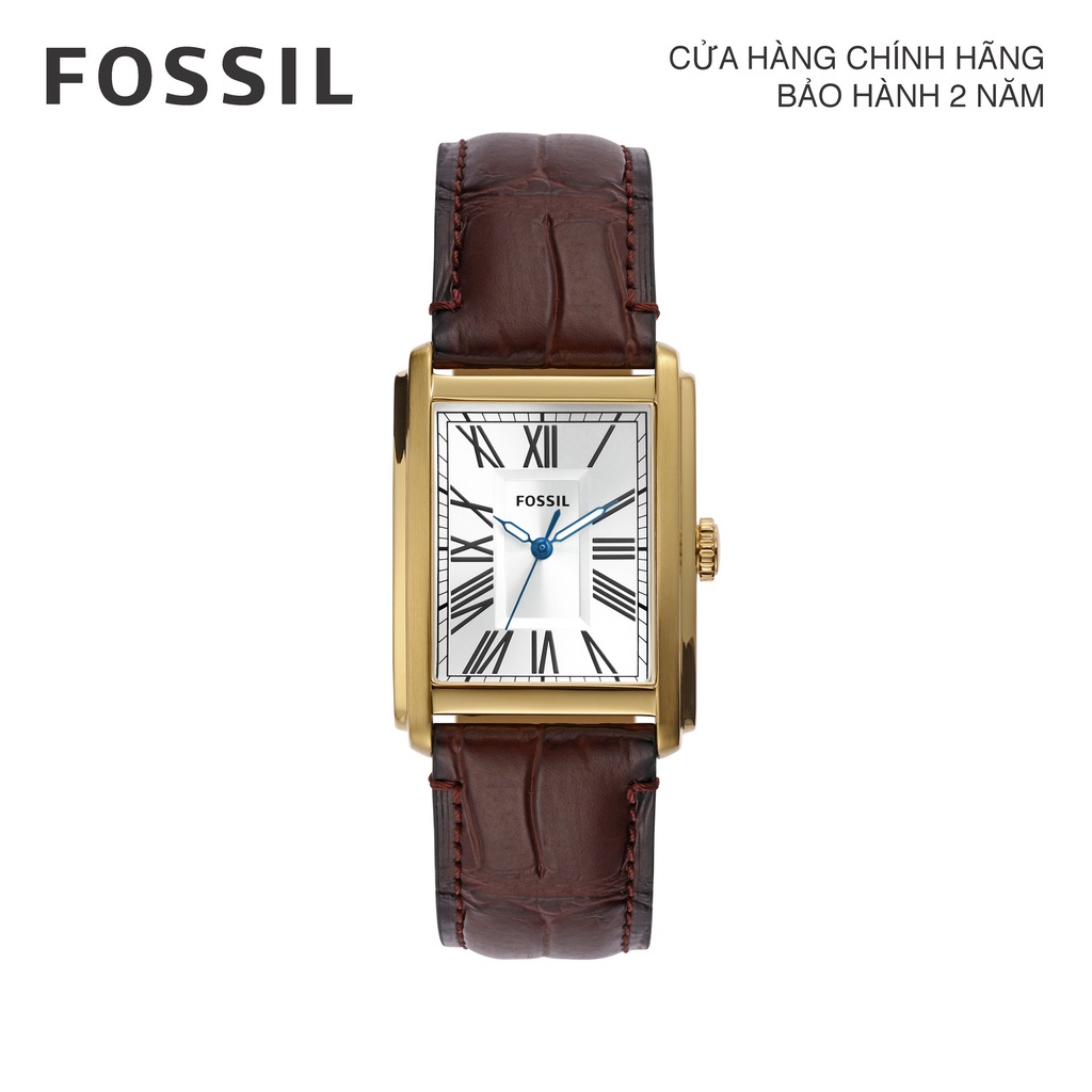 Đồng hồ nam Fossil CARRAWAY dây da FS6011 - màu nâu