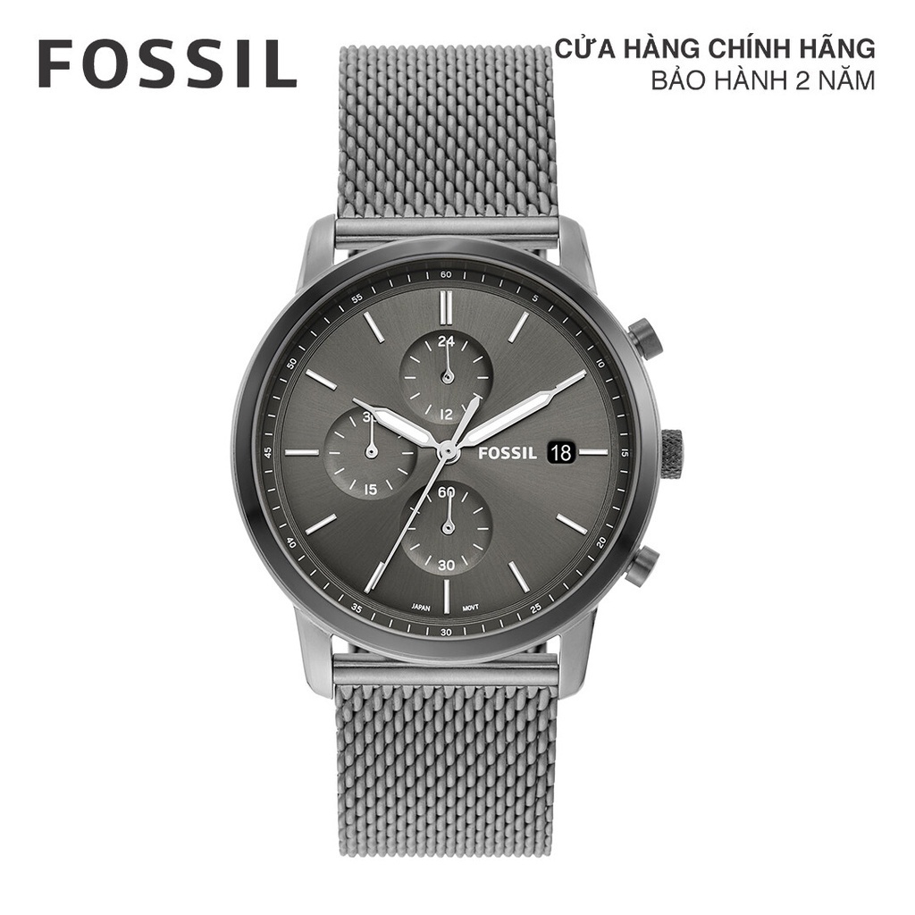 Đồng hồ nam Fossil MINIMALIST FS5944 dây thép không gỉ - màu bạc