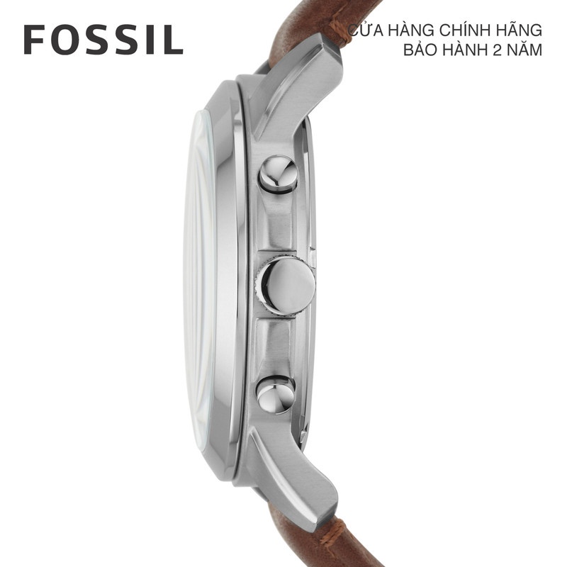 Đồng hồ nam Fossil GRANT dây da FS4813IE- màu nâu