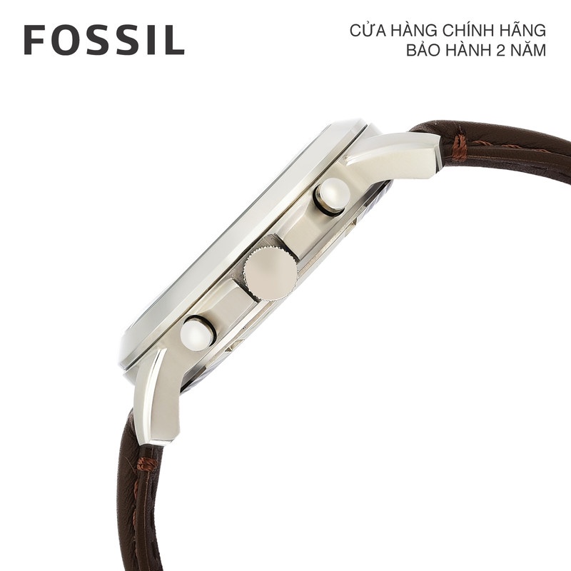 Đồng hồ nam Fossil GRANT dây da FS4813IE- màu nâu