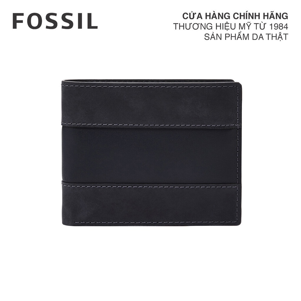 Ví da nam Fossil Everett ML4397406 - màu đen