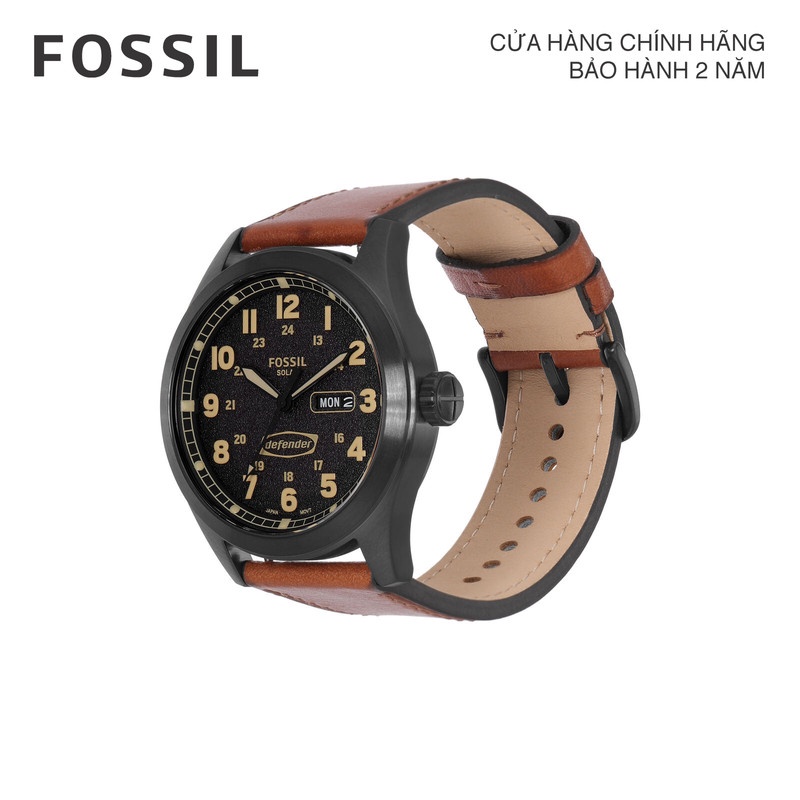 Đồng hồ nam Fossil Defender FS5978 dây da - màu nâu