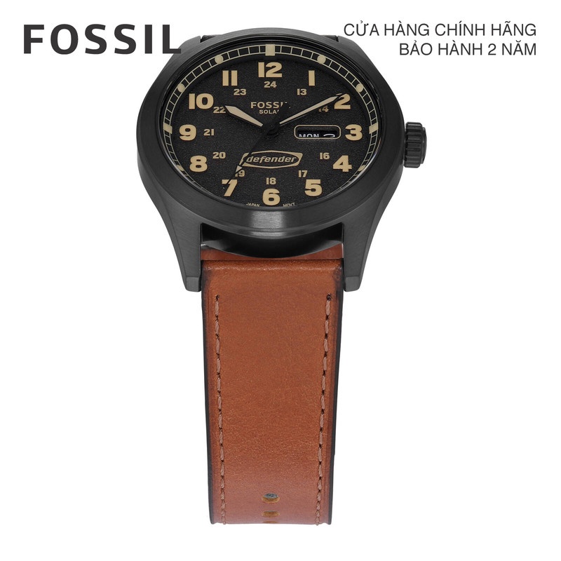 Đồng hồ nam Fossil Defender FS5978 dây da - màu nâu