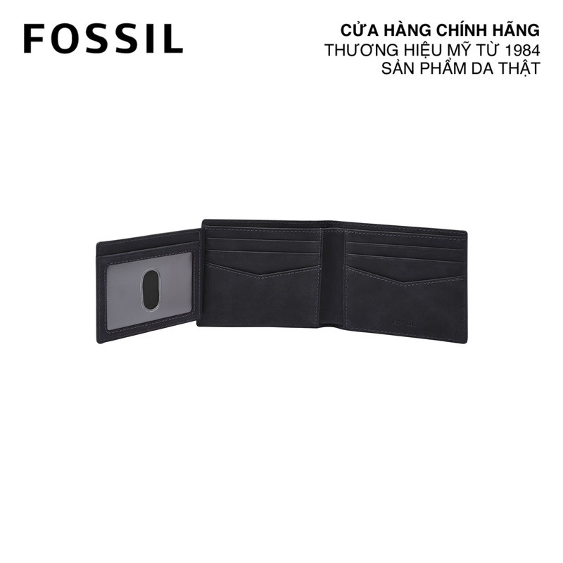 Ví da nam Fossil Everett ML4397406 - màu đen