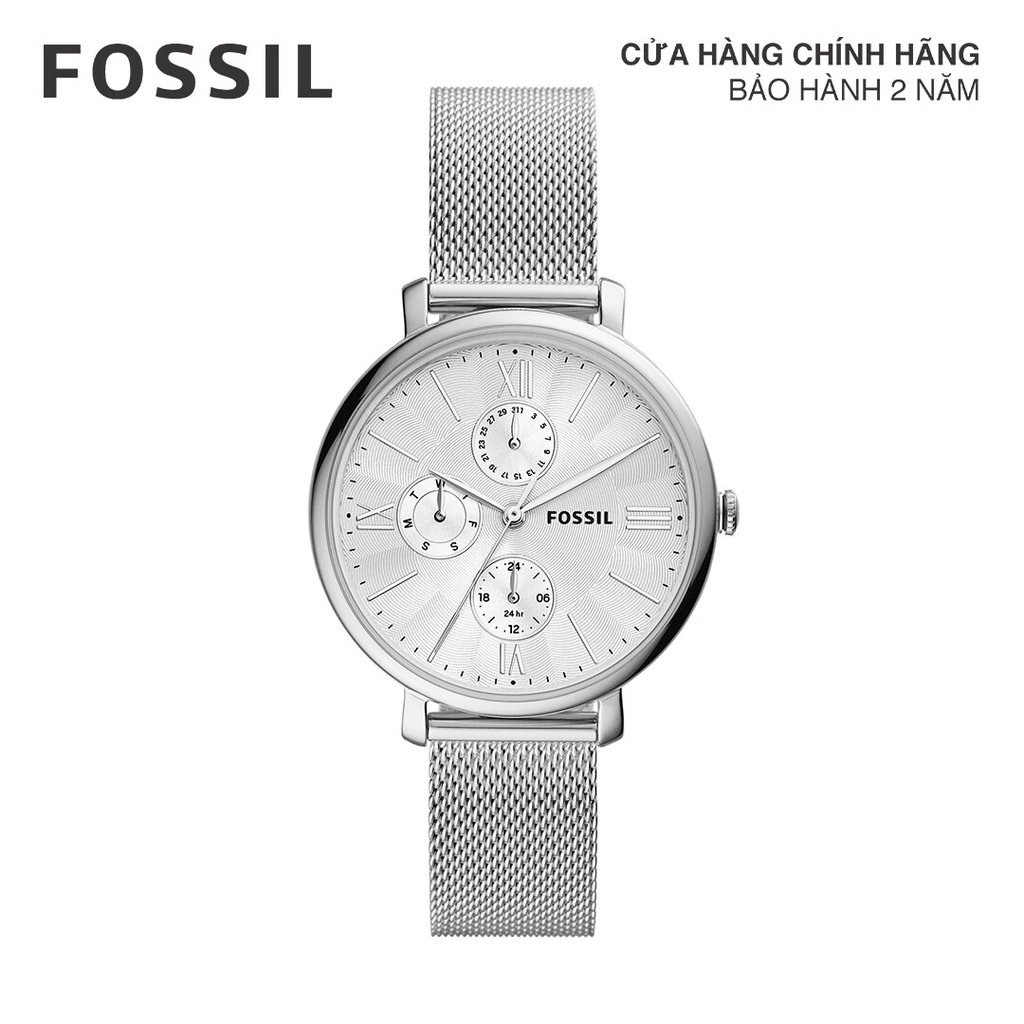 Đồng hồ nữ Fossil Jacqueline dây thép không gỉ ES5099 - màu bạc