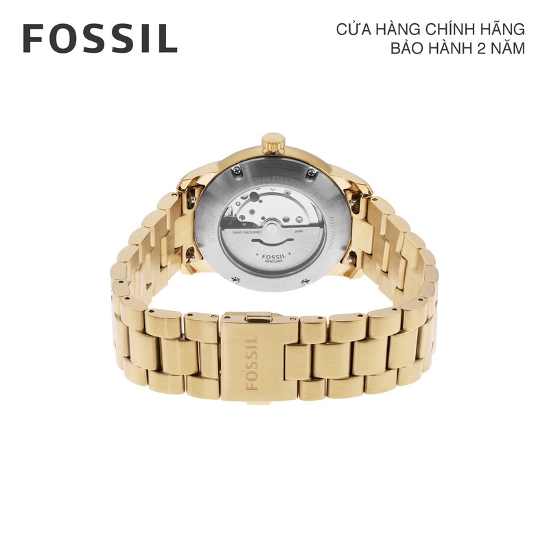 Đồng hồ nữ Fossil Heritage dây thép không gỉ ME3226 - màu vàng