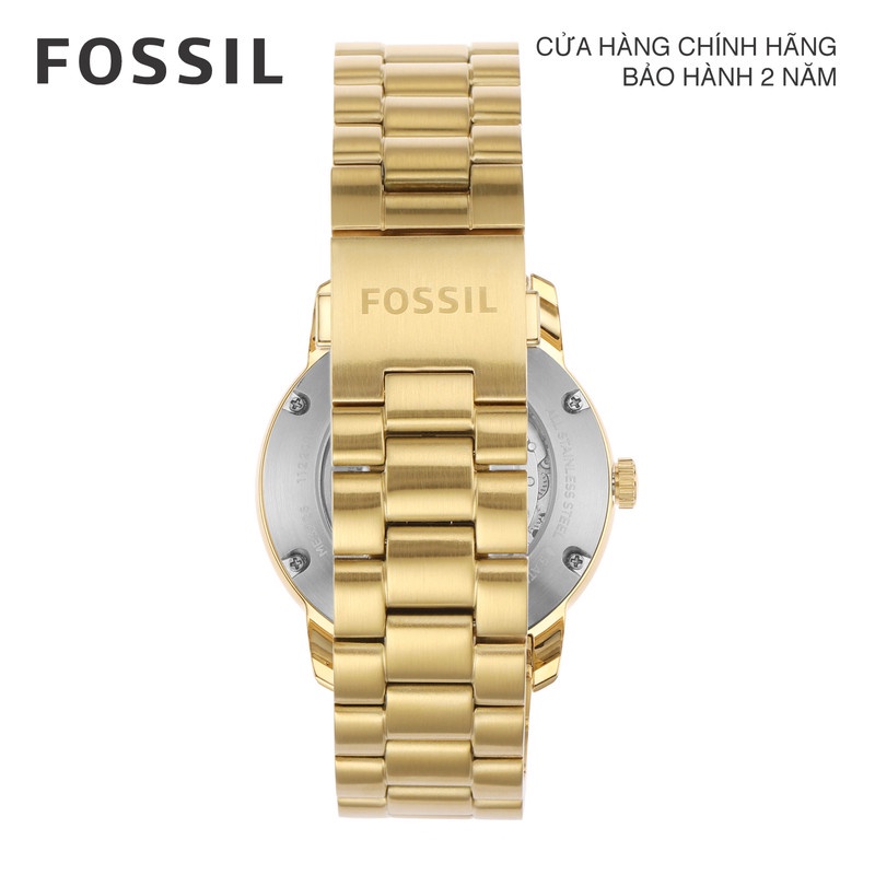 Đồng hồ nữ Fossil Heritage dây thép không gỉ ME3226 - màu vàng