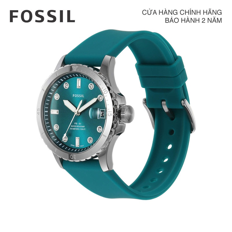 Đồng hồ nữ Fossil FB-01 ES5287 silicone - màu xanh