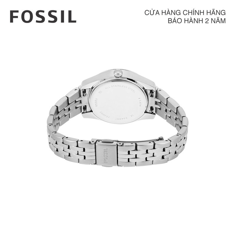 Đồng hồ nữ Fossil SCARLETTE MINI dây thép không gỉ ES4897 - màu bạc