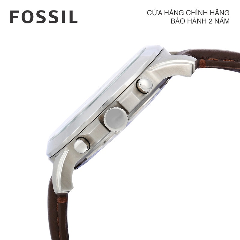 Đồng hồ nam Fossil GRANT FS4735 dây da - màu nâu
