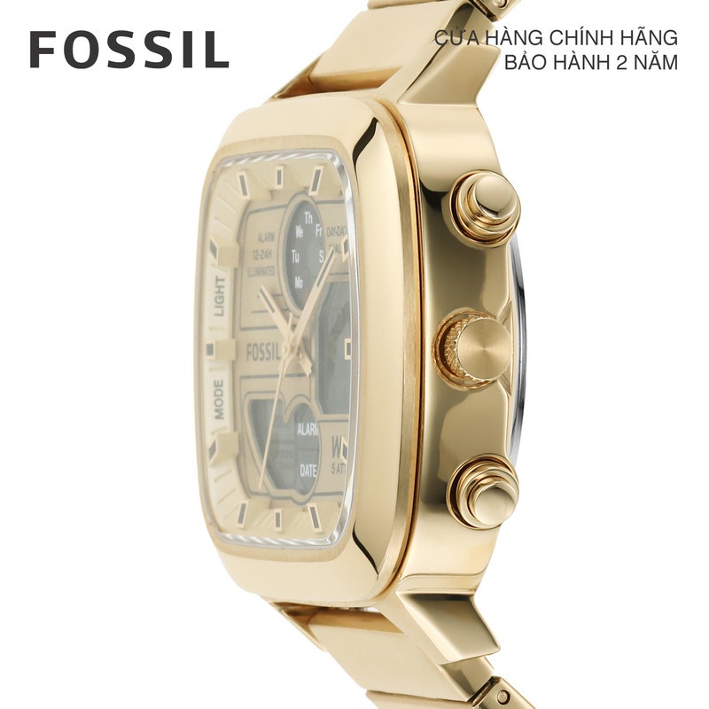 Đồng hồ nam Fossil  FS5889 dây thép không gỉ - màu vàng
