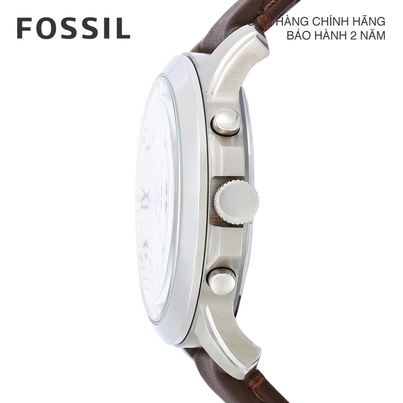 Đồng hồ nam Fossil GRANT FS4735 dây da - màu nâu
