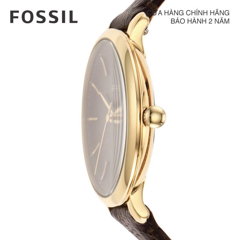 Đồng hồ nữ Fossil Jacqueline Three-Hand dây da ES4969 - màu nâu