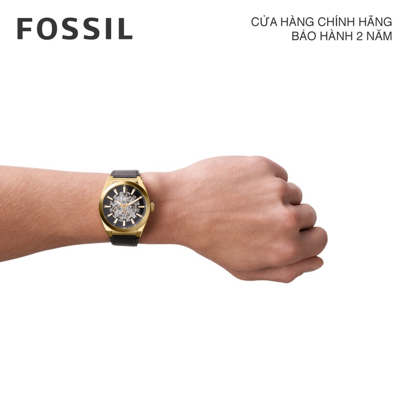 Đồng hồ nam Fossil EVERETT dây da ME3208 - màu đen