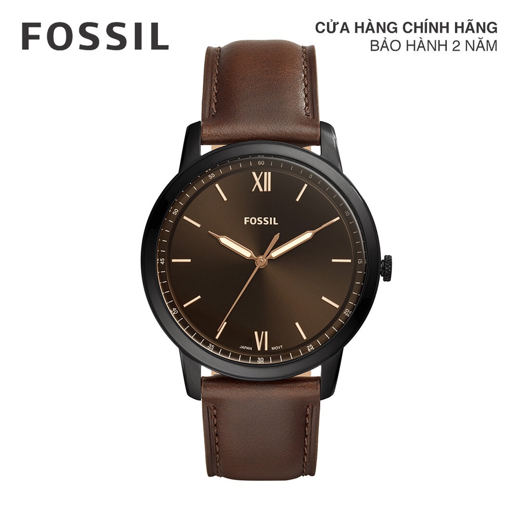 Đồng hồ nam Fossil dây da FS5551 - màu nâu