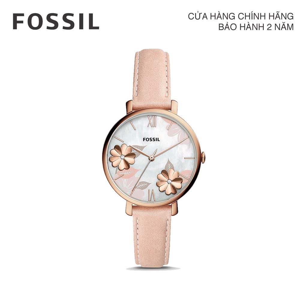 Đồng hồ nữ Fossil JACQUELINE dây da ES4671- màu nude