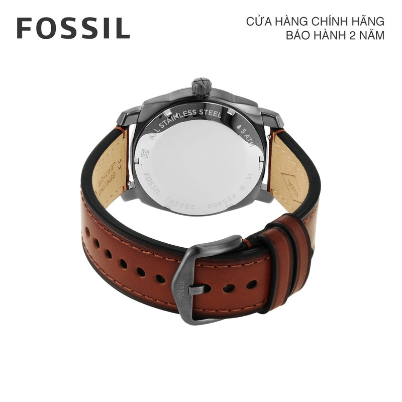 Đồng hồ nam Fossil Machine FS5900 dây da- màu nâu