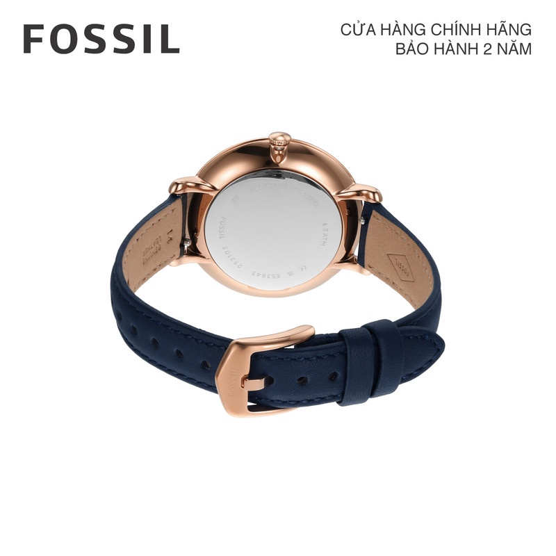 Đồng hồ nữ Fossil Jacqueline ES3843 dây da - xanh