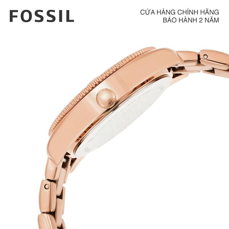 Đồng hồ nữ Fossil Scarlette ES4318 dây thép không gỉ - rose gold