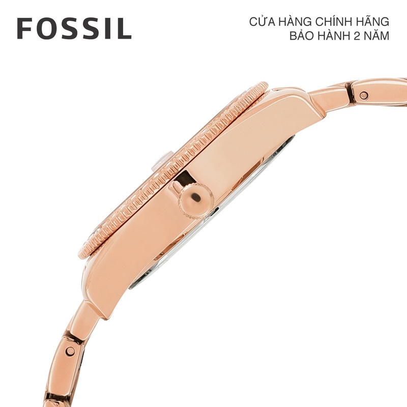 Đồng hồ nữ Fossil Scarlette ES4318 dây thép không gỉ - rose gold