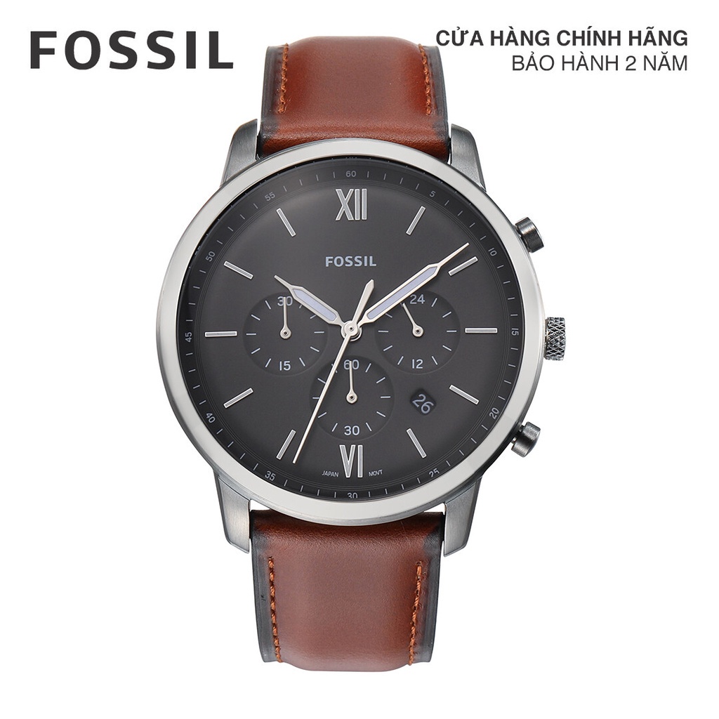 Đồng hồ nam Fossil Neutra FS5512 dây da- nâu