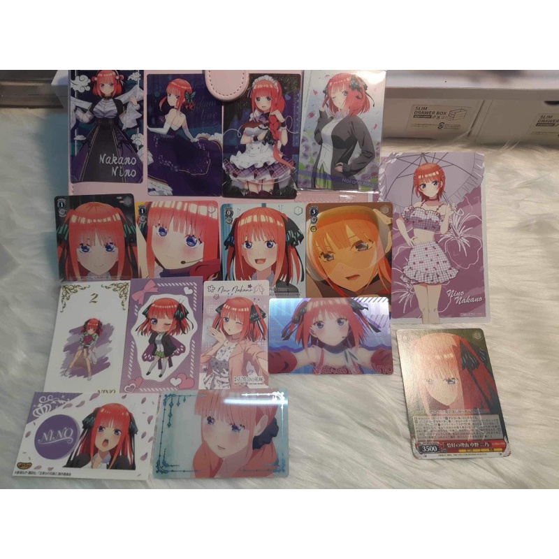 Card bo góc Nakano Nino - Nhà có 5 nàng dâu - Gotoubun no Hanayome