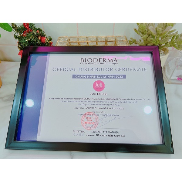 Nước Tẩy Trang Dành Cho Da Hỗn Hợp và Da Dầu Bioderma Sebium H20 500ml