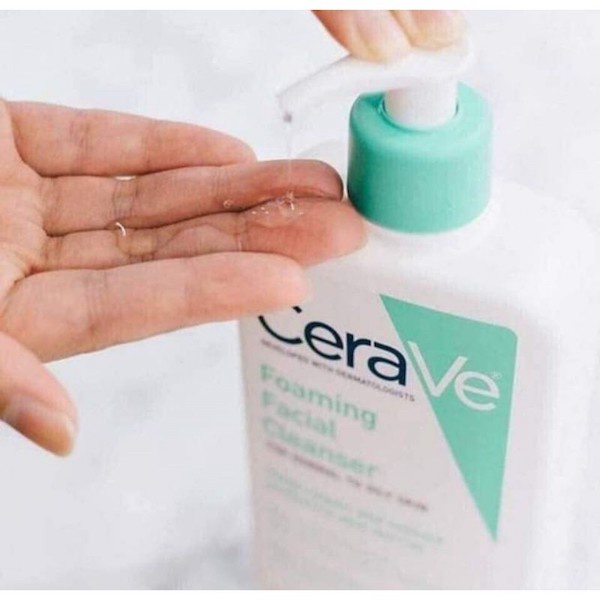 Sữa rửa mặt giúp làm sạch sâu dành cho da dầu Cerave Foaming Facial Cleans 236ML