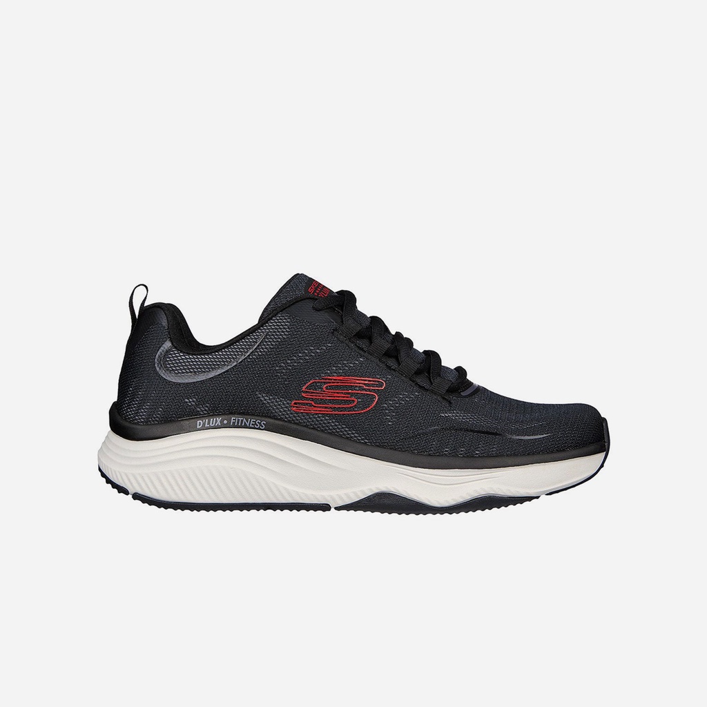 Giày sneakers nam Skechers D'Lux Fitness - 232615-BKRD