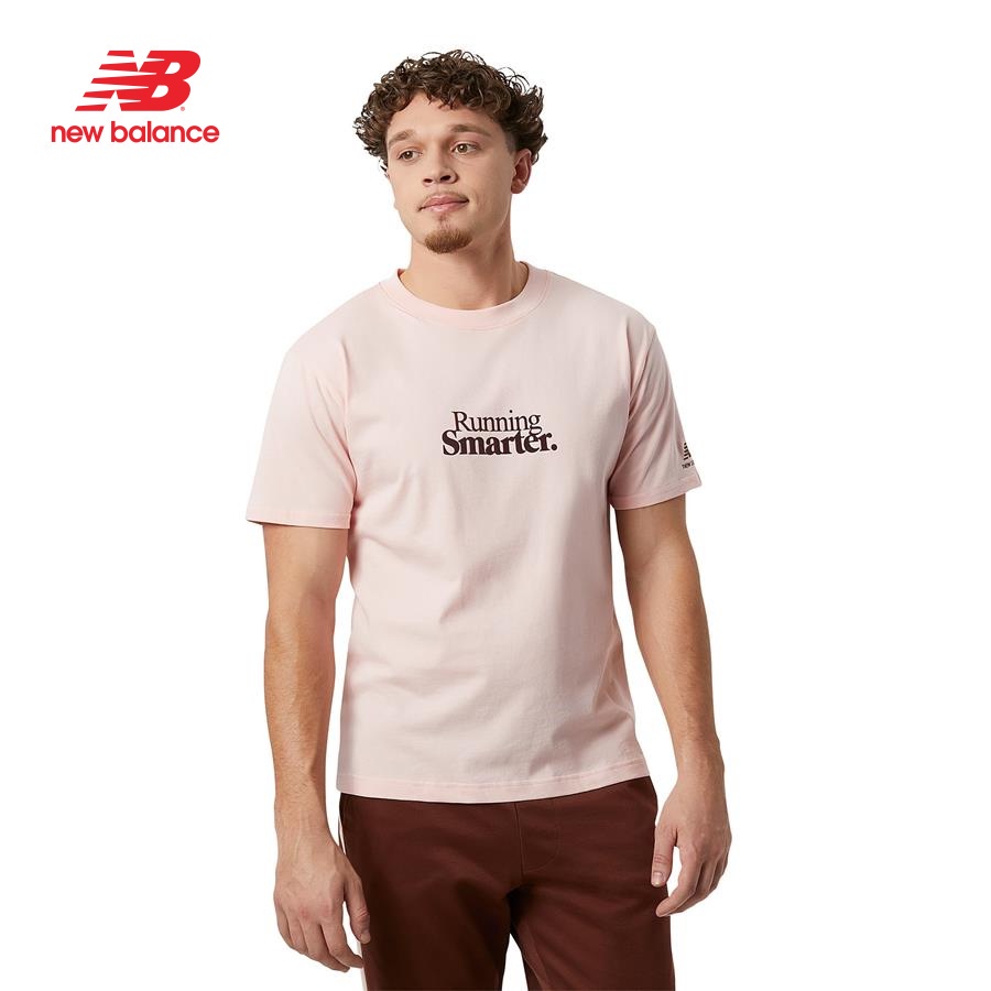 Áo thun thời trang nam New Balance APP LIFESTYLE M PINK HAZE - AMT23561PIE (form châu á)