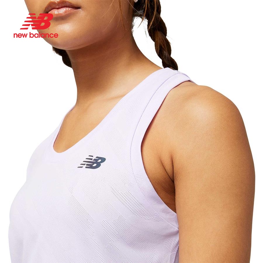 Áo ba lỗ thể thao nữ New Balance APP RUNNING TANK W CYBERLIL - WT23280CYI