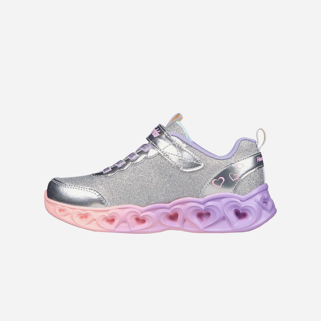 Giày thể thao bé gái Skechers Heart Lights - 302684L-SMLT