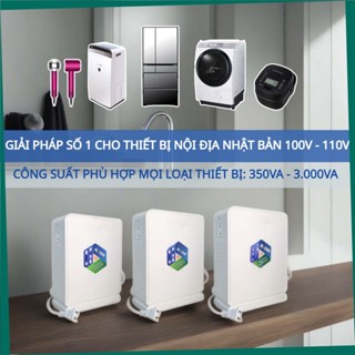 [BH -3 Năm] Biến áp 220v ra 100v, bộ đổi nguồn 220v sang 110v 100v cho thiết bị nội địa Nhật -  Điện Tử Hợp Long