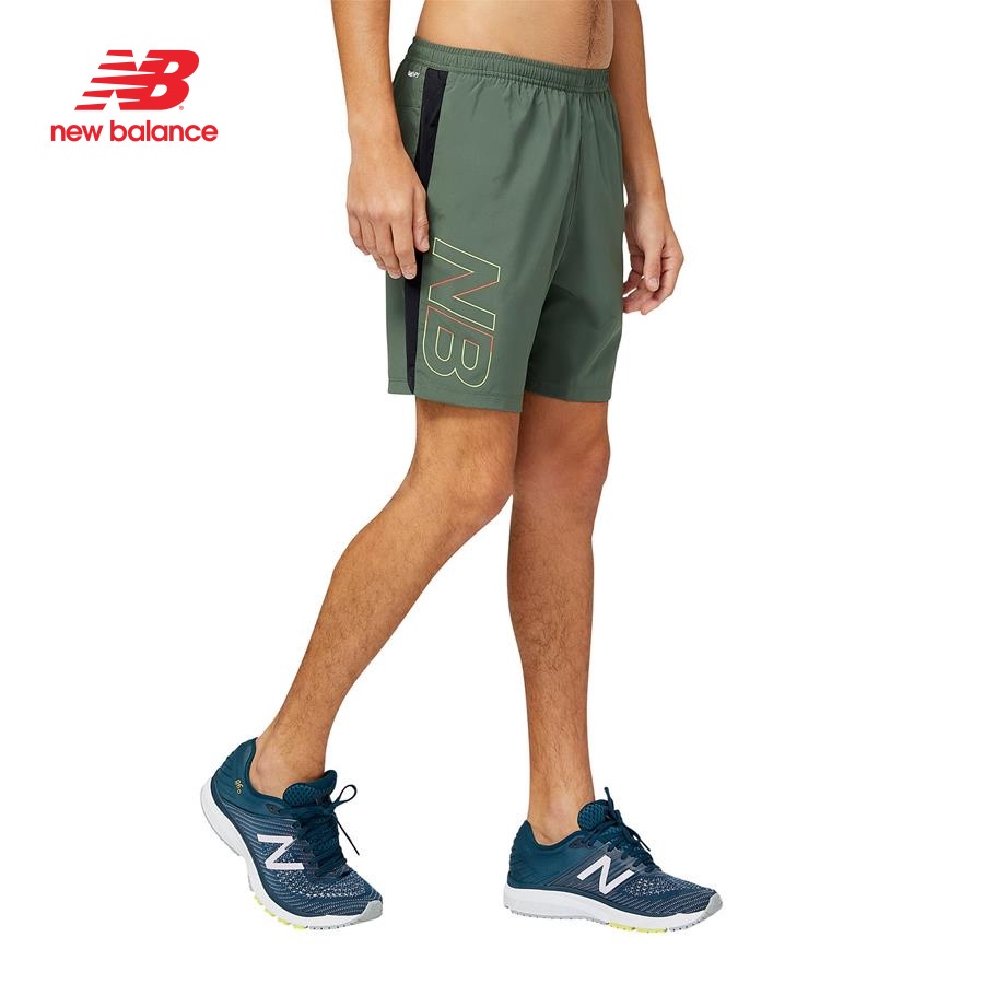 Quần ngắn thể thao nam New Balance RUNNING SHORTS M DEEPOLIV - MS23246DON