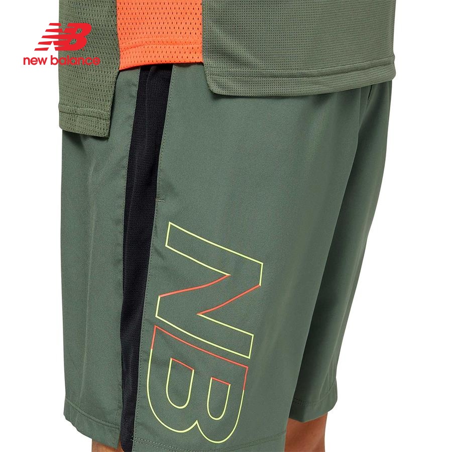 Quần ngắn thể thao nam New Balance RUNNING SHORTS M DEEPOLIV - MS23246DON