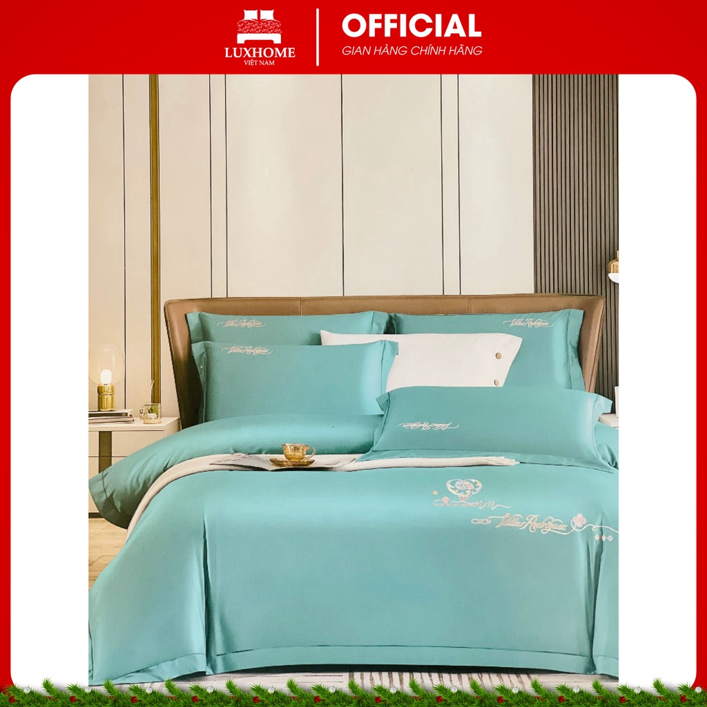 Trọn Bộ Chăn Ga Gối Sateen 120S Siêu Bền, Chất Vải Cotton Dày Dặn, Mềm Thoáng Mát, Màu Sắc Tinh Tế, Hài Hòa