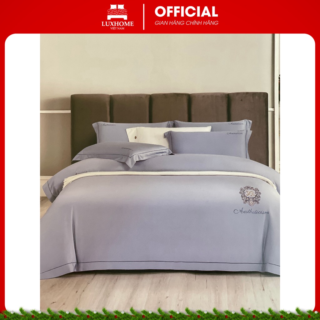 Trọn Bộ Chăn Ga Gối Sateen 120S Siêu Bền, Chất Vải Cotton Dày Dặn, Mềm Thoáng Mát, Màu Sắc Tinh Tế, Hài Hòa