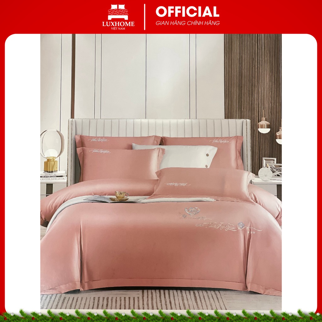 Trọn Bộ Chăn Ga Gối Sateen 120S Siêu Bền, Chất Vải Cotton Dày Dặn, Mềm Thoáng Mát, Màu Sắc Tinh Tế, Hài Hòa