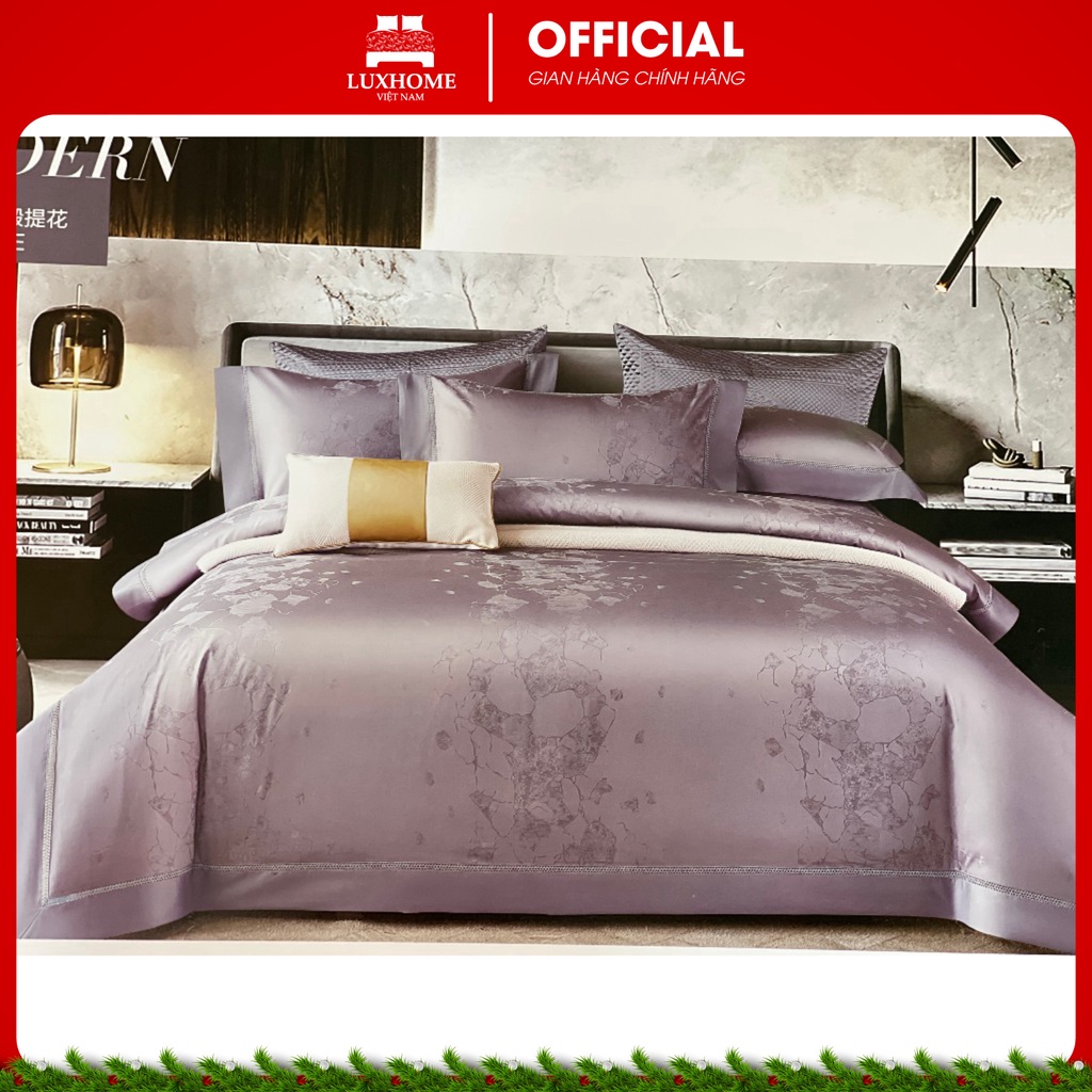 Trọn Bộ Chăn Ga Gối Sateen 120S Siêu Bền, Chất Vải Cotton Dày Dặn, Mềm Thoáng Mát, Màu Sắc Tinh Tế, Hài Hòa