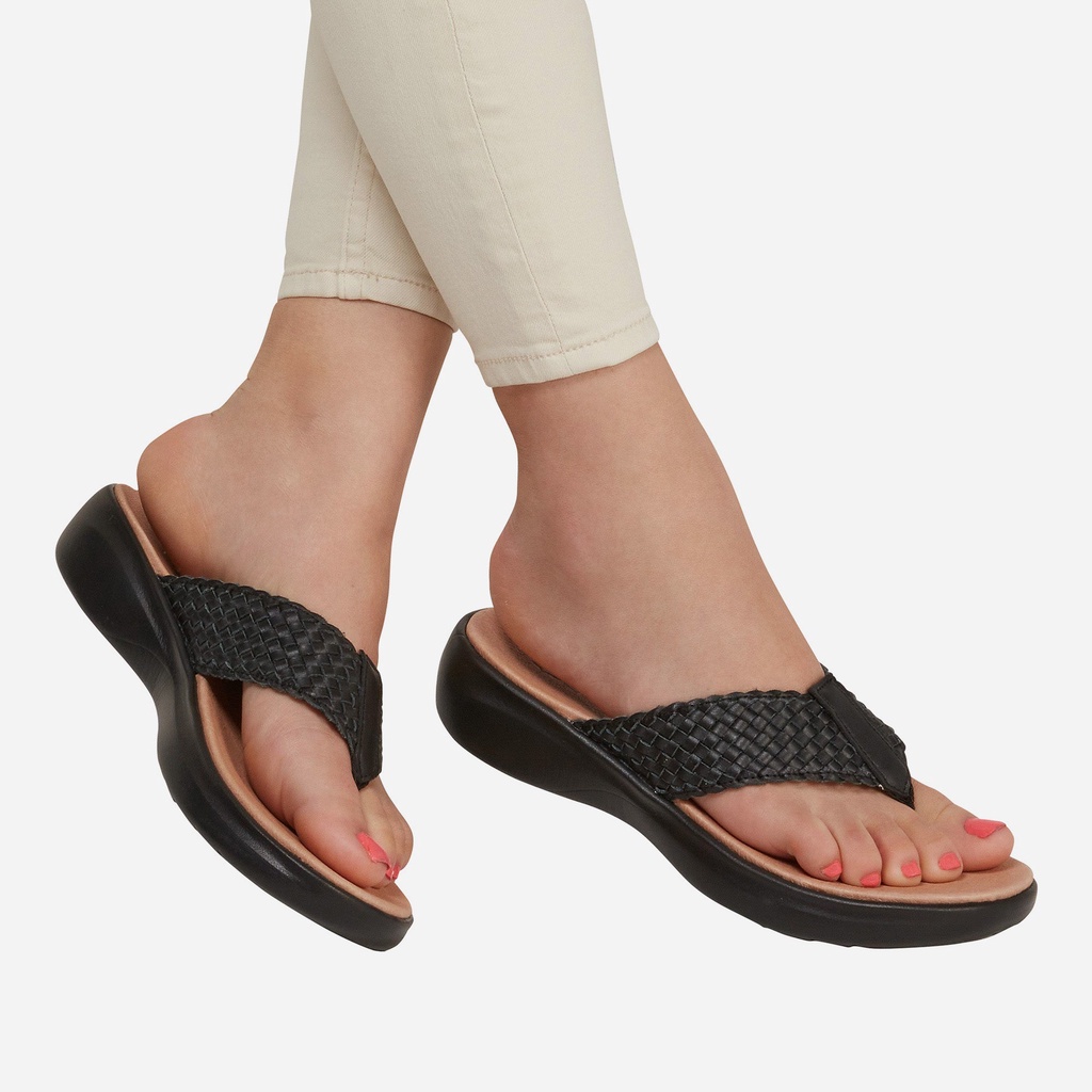 Dép xỏ ngón nữ Skechers On-The-Go Luxe - 140340-BBK