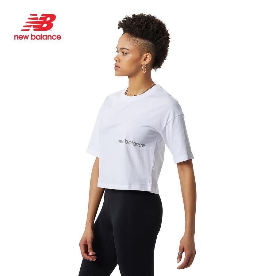 Áo thun thời trang nữ New Balance APP T-SHIRT W WHITE - AWT23513WT