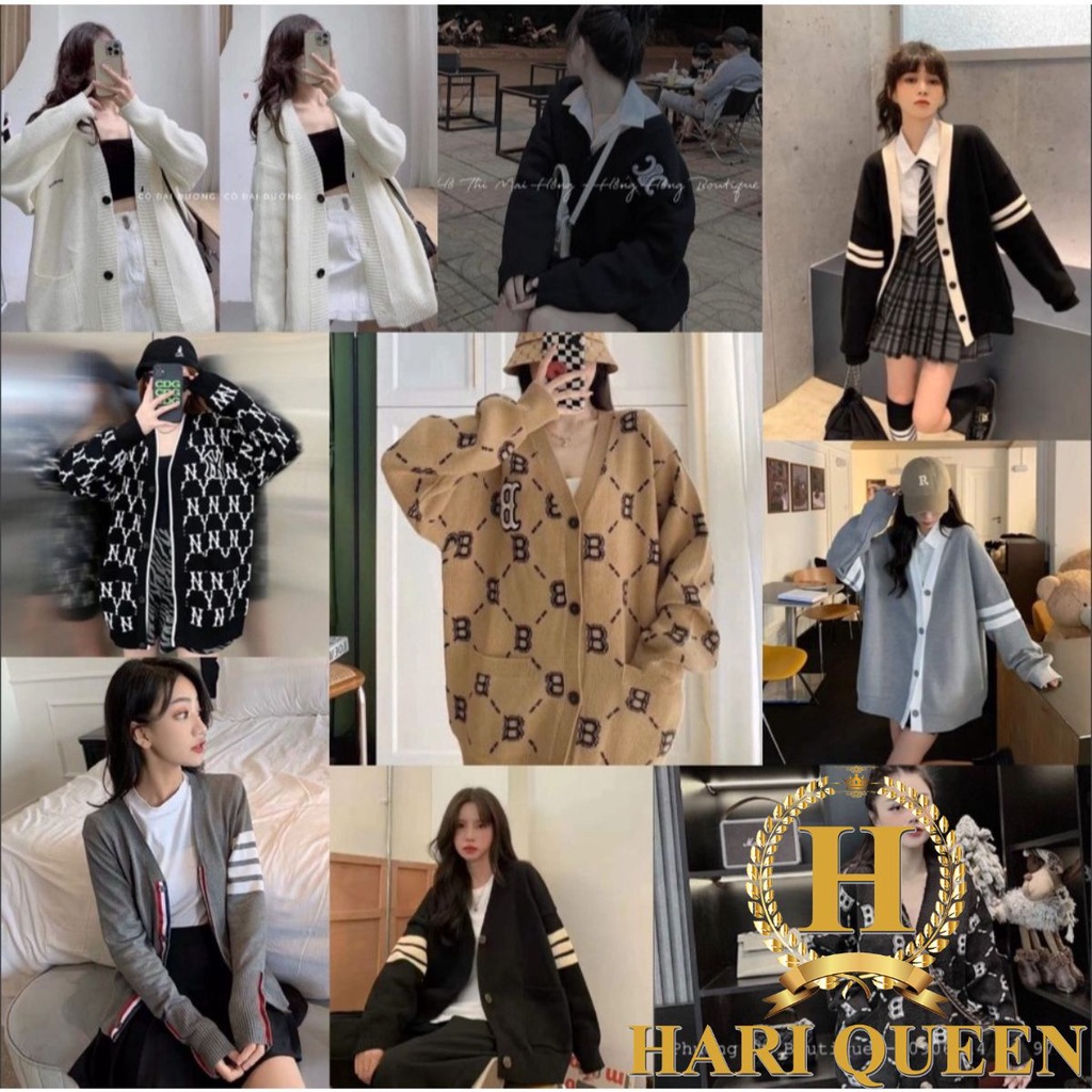 Các mẫu cadigan chất dày dặn siêu đẹp hot 2023 trẻ trung năng động HARIQUEEN