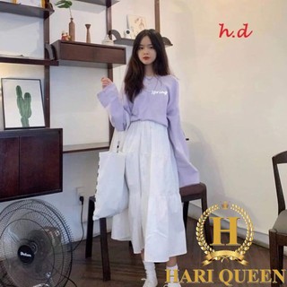 Sét áo thun spring + chân váy 3 tầng hda0920