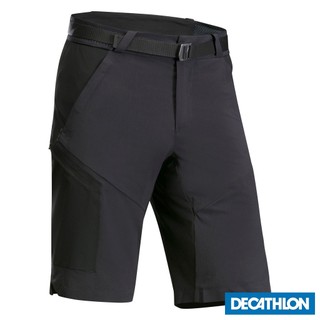 Quần short hiking ngang đùi mh500 cho nam đen DECATHLON quechua mã 8587368